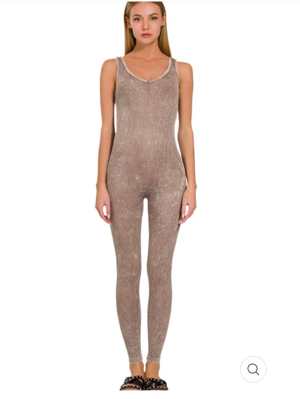 Zenana Outfitters Ribbed Tank Jumpsuit